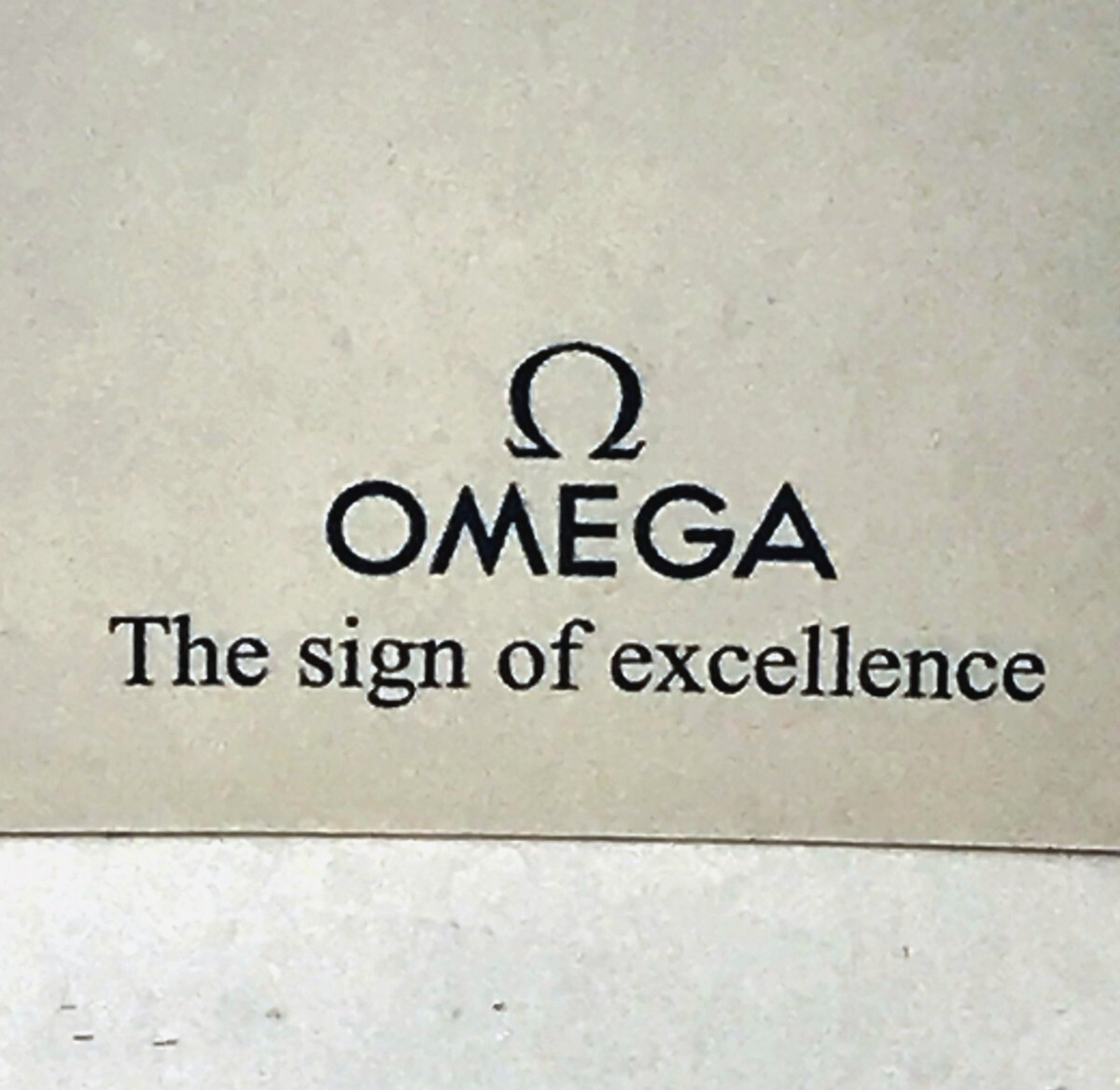 Rare Omega FLIGHTMASTER Vintage Post Card : 1969