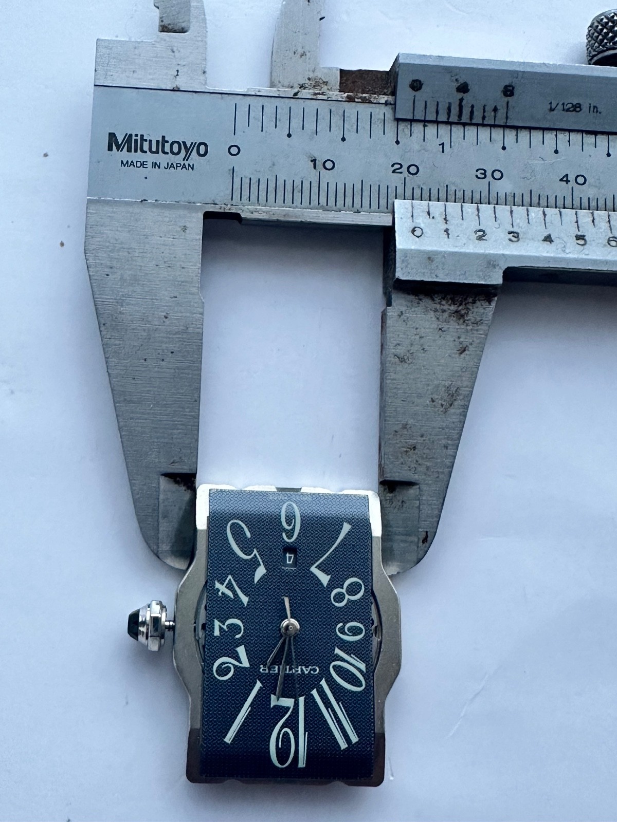 Cartier Tank Américain Movement & Blue Dial Automatic Cal.120 Eta 2000-1