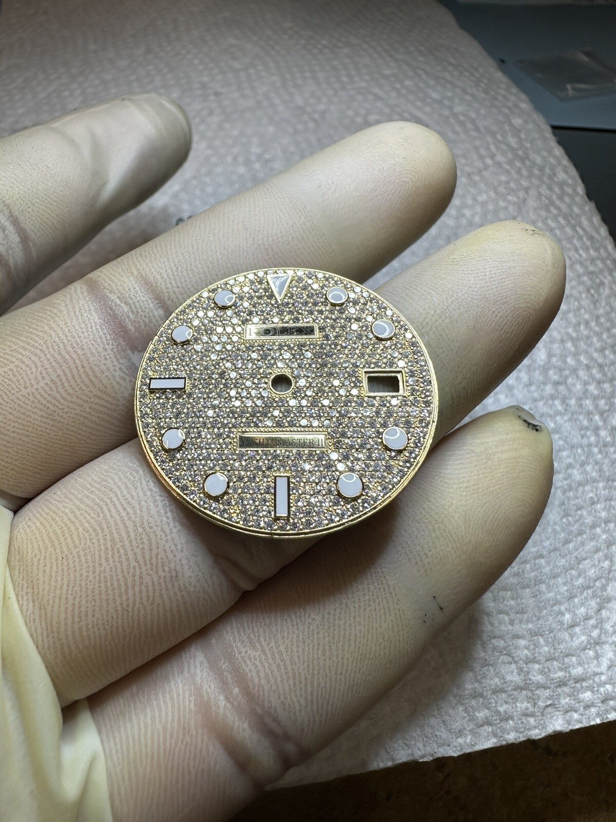 ROLEX Yacht Master Pave Diamond DIAL