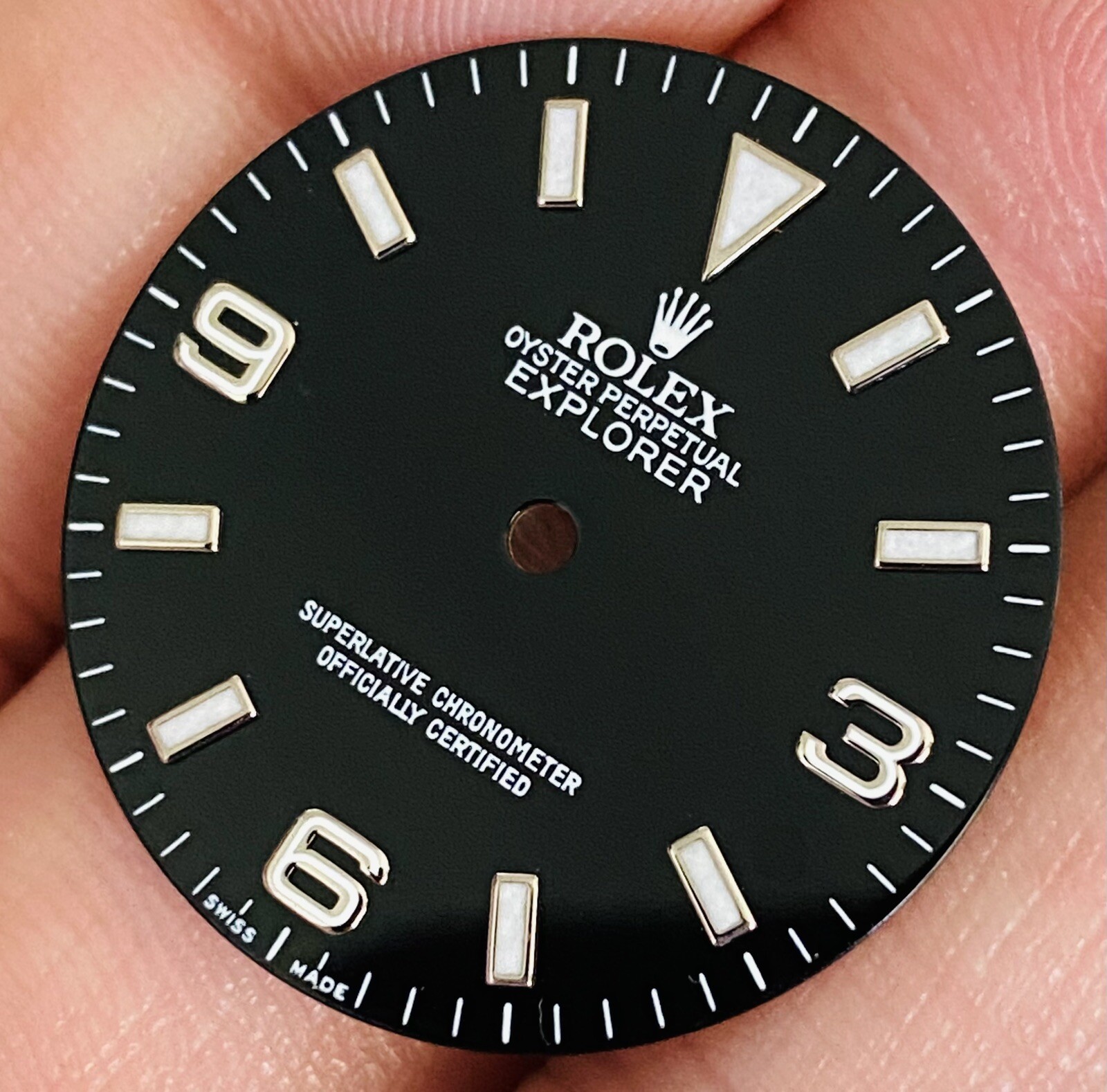 Rolex 3 6 9 Dial Luminova For Explorer 1 36mm Model Ref 114270 14270