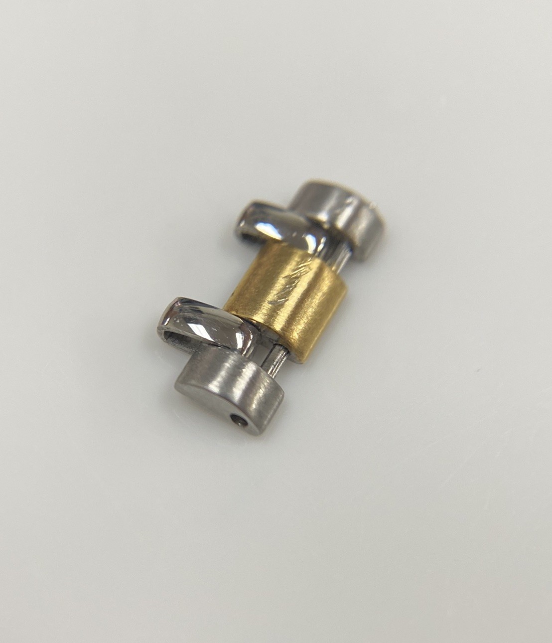 Genuine NOS Gucci 8000L Two Time Stainless Steel/Gold Plated 14mm Watch Link