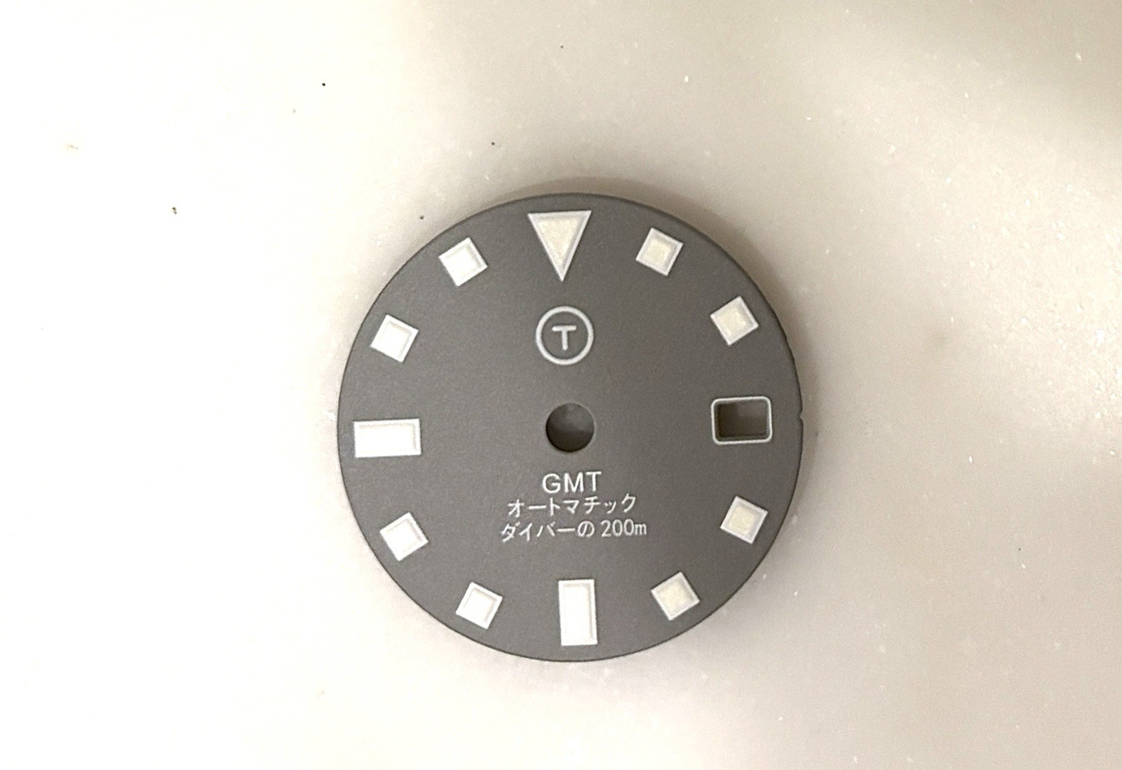 Tokeilab Gray GMT 28.5mm Watch Dial