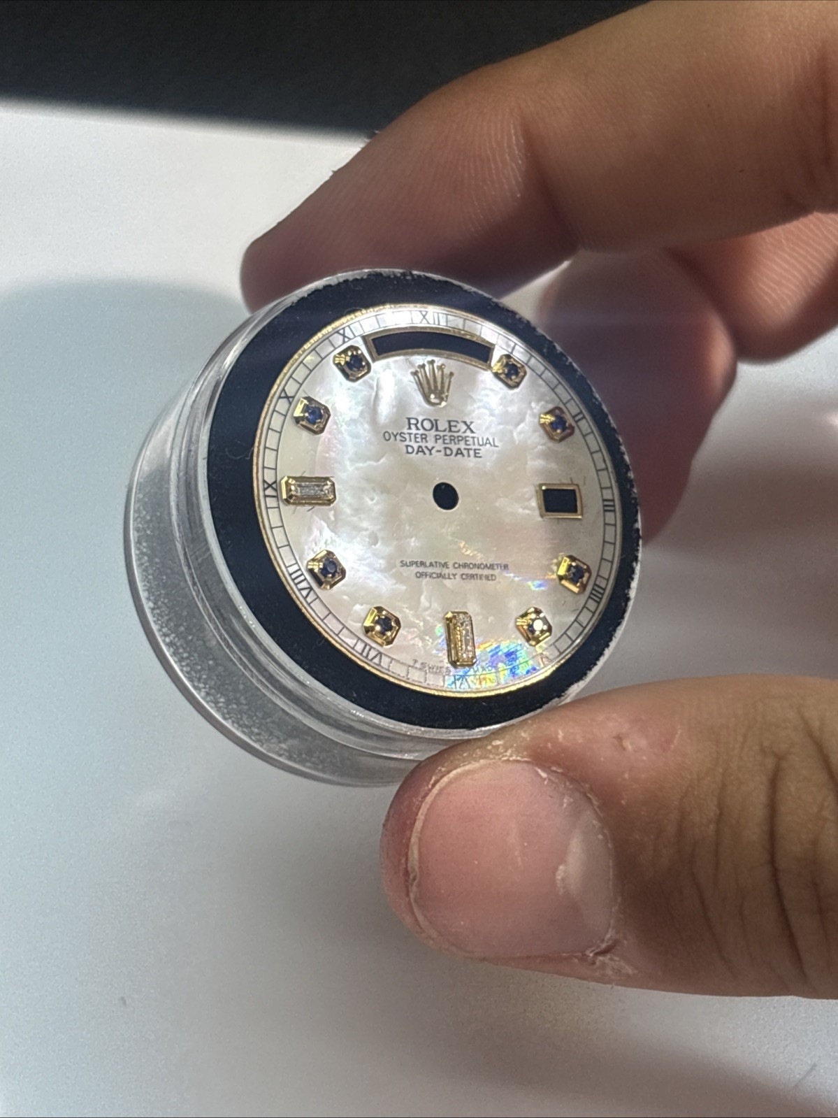 Rolex 36mm Presidential Aftermarket MOP DIAMOND DIAL FOR YELLOW GOLD PREZZY