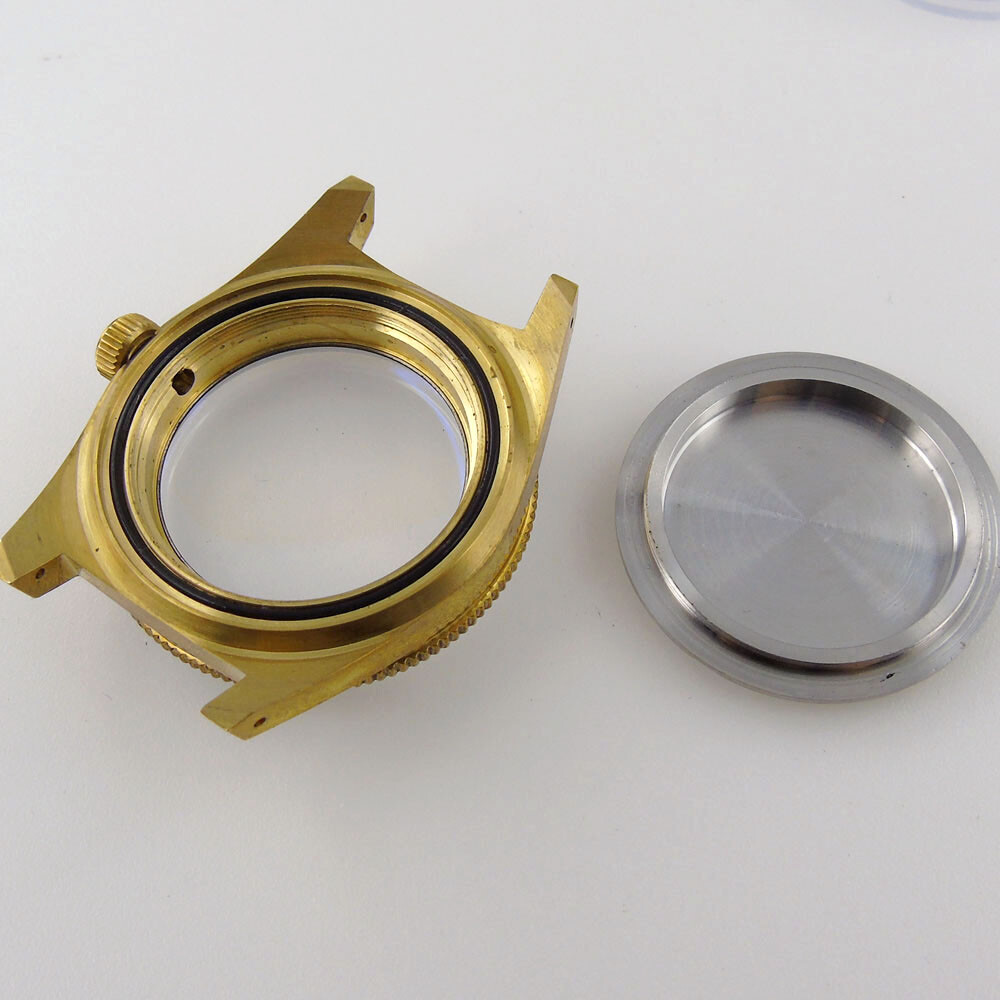 40mm ceramic bezel Watch Case bronze case fit NH35A NH36A 300M water resistance