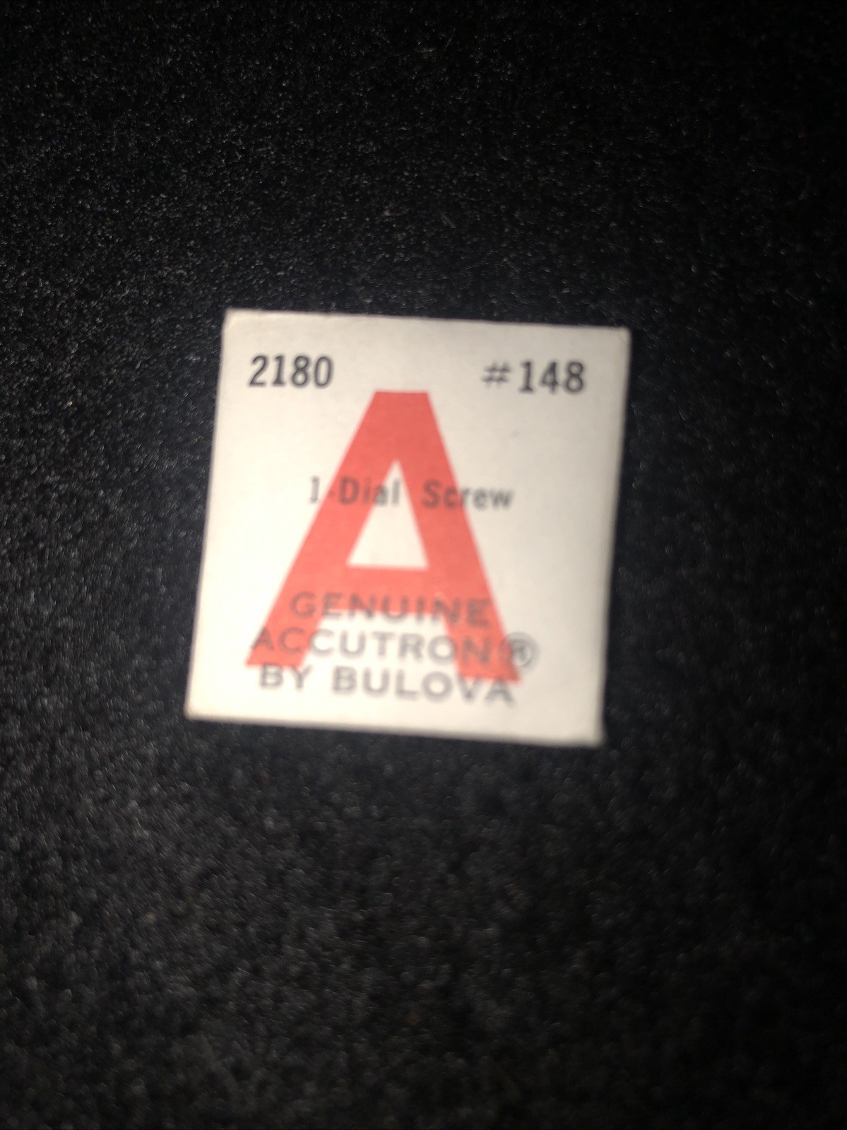 Accutron #148 Cal 2180 Dial Screw NOS