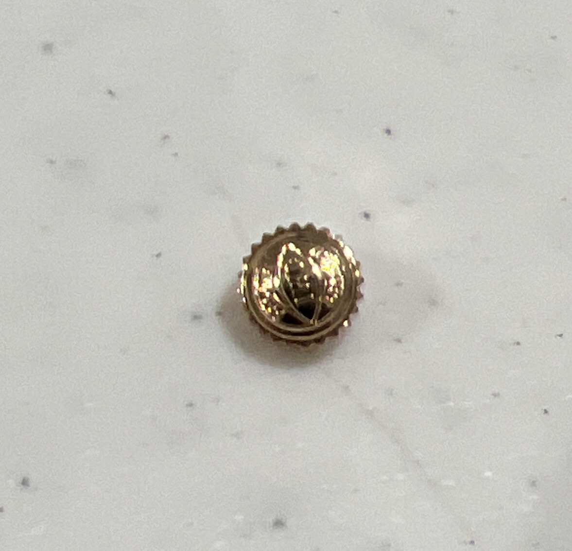 IWC Screw Crown 18K Rose Gold 6mm Authentic Original
