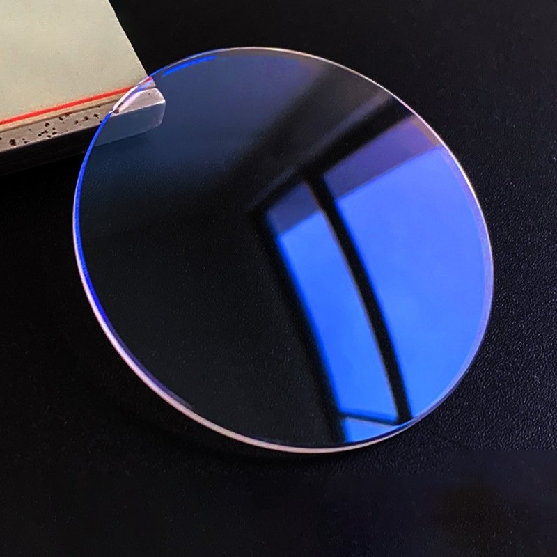 1.2/1.5/2.0/2.5mm Thick Blue AR Coated Sapphire Watch Glass Crystal 21-40mm