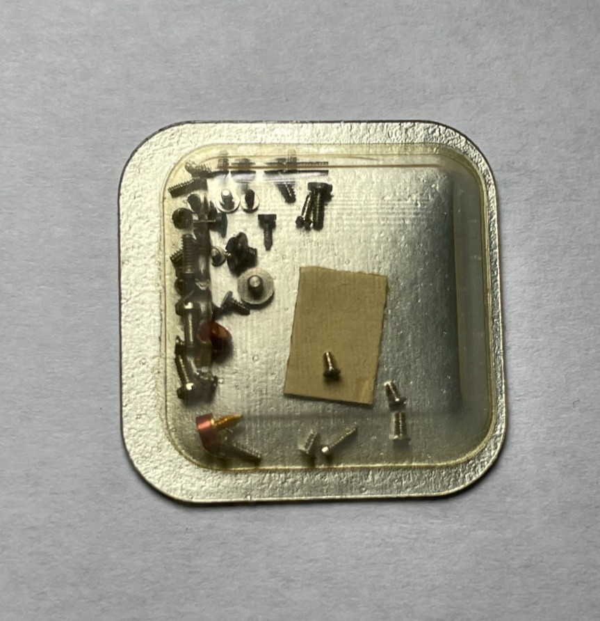 Genuine Rolex Set of Screws Cal 5055 / 5035 Oysterquartz Part 56000-1 NOS SEALED