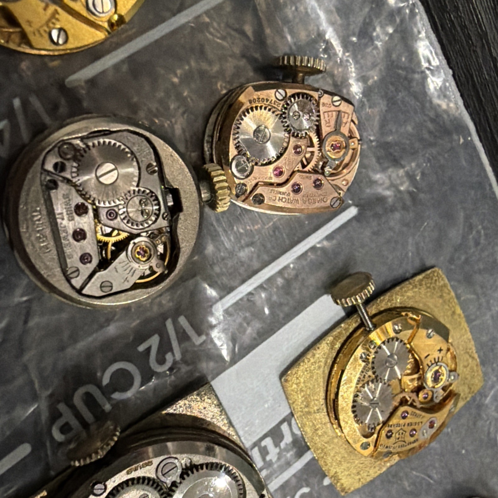 Zenith, Omega, Bulova, Longines, Lucien Picard, Movado, Hamilton Movements