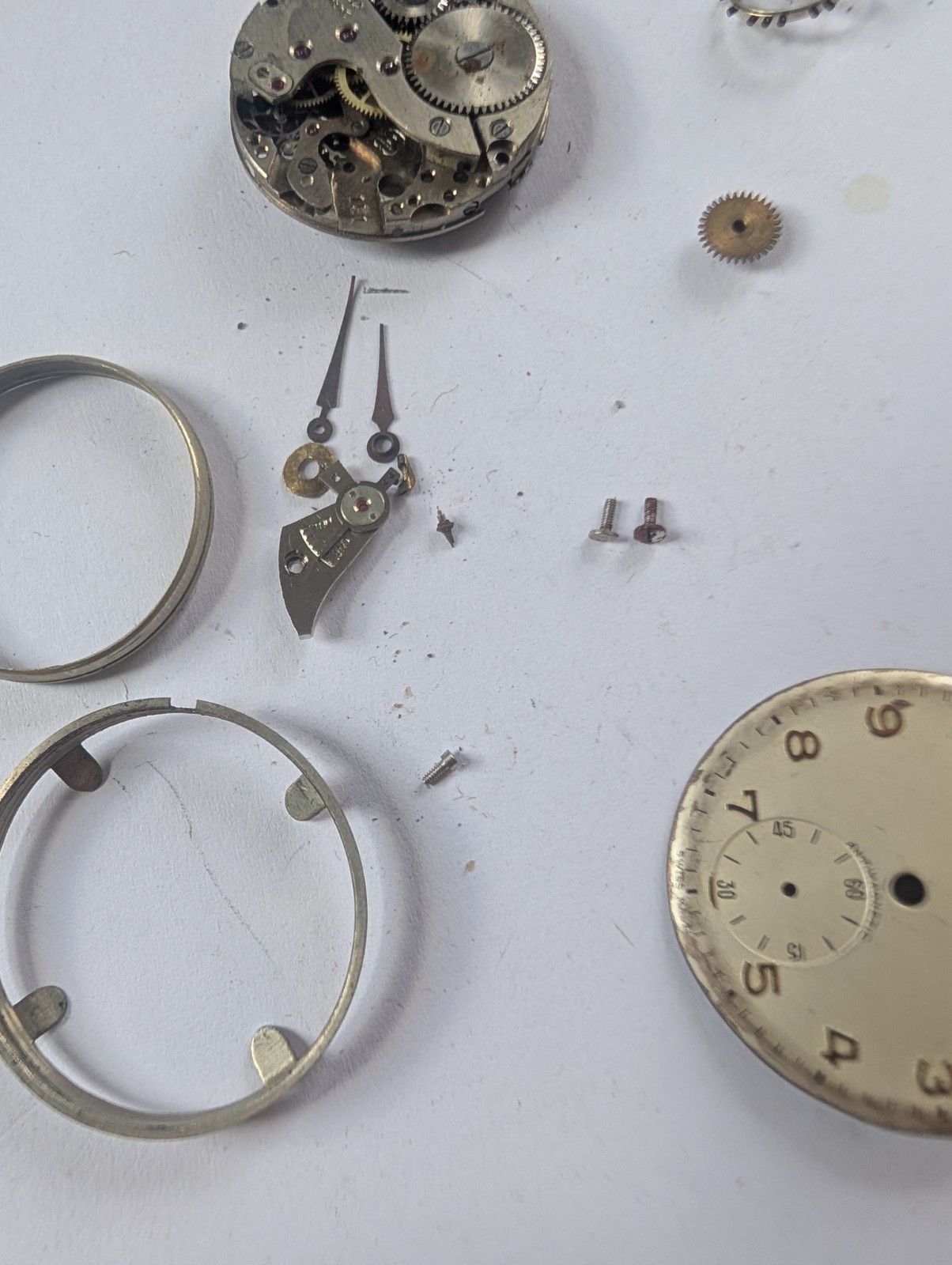 Vintage Arogno 151 Mechanical Watch Movement (In Bits)