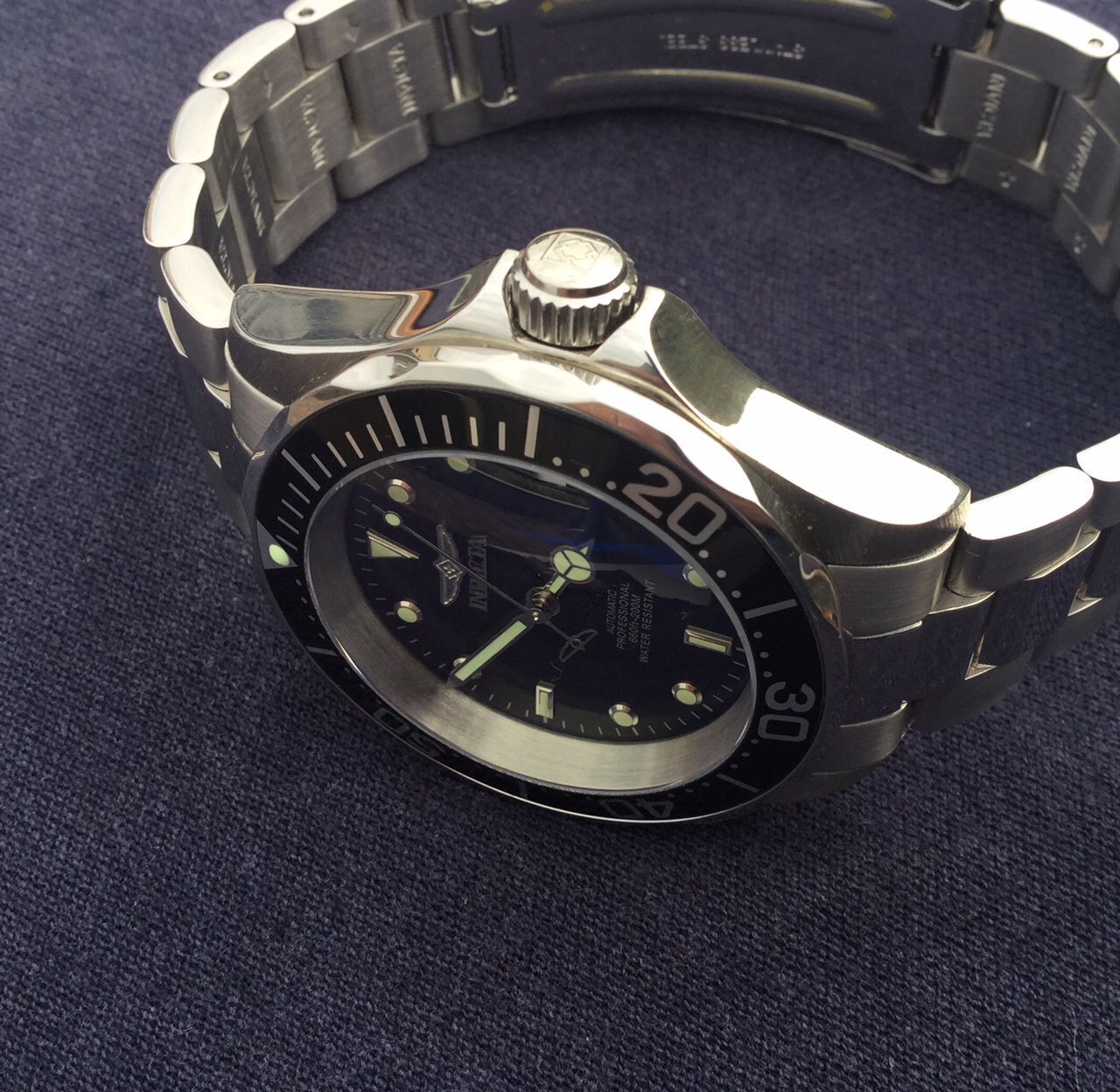 Watch Crystal Only for Invicta Professional 200M 8926 Double Dome Sapphire Cryst