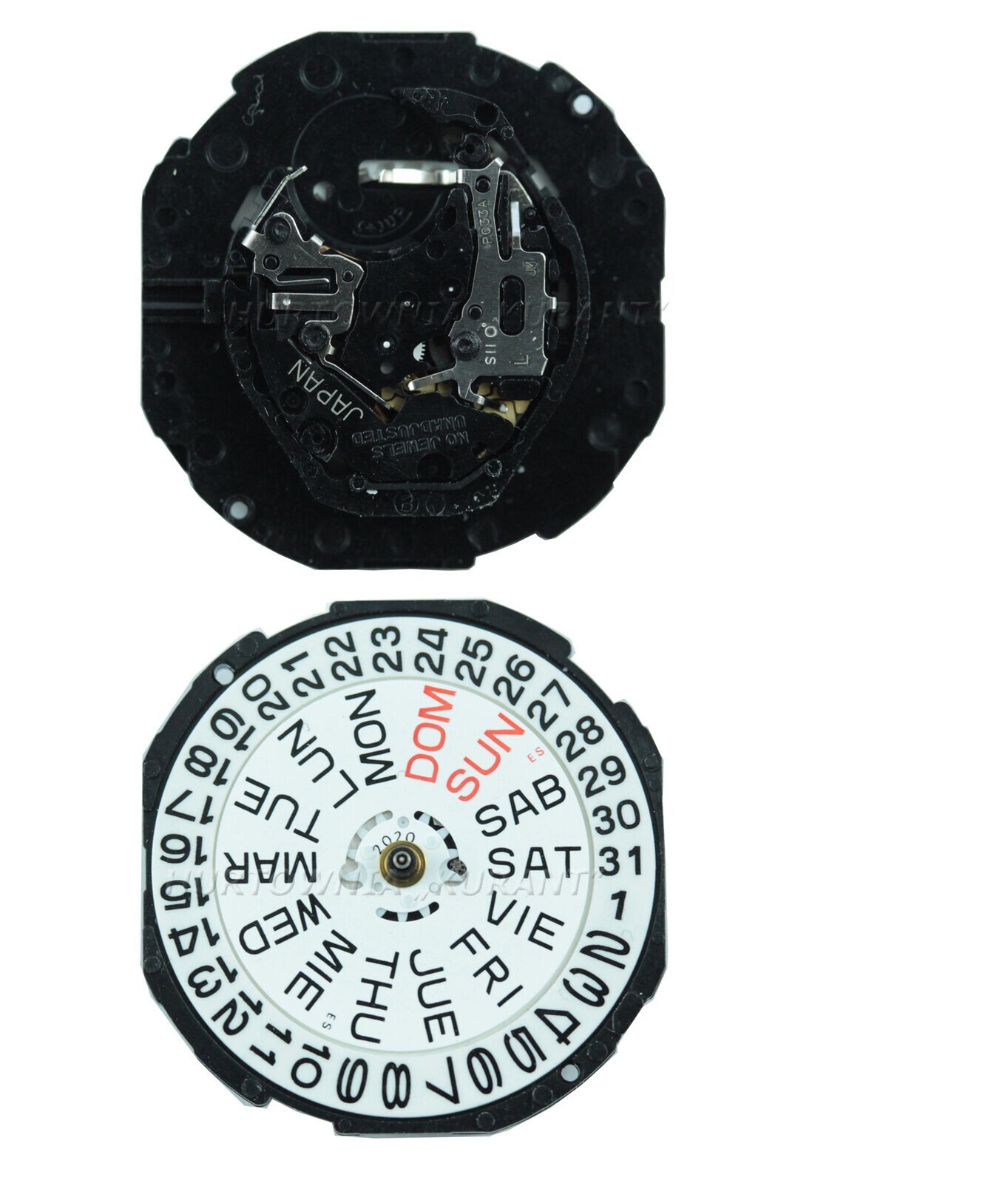 JAPAN SEIKO PC33 DAY/DATE-QUARTZ MOVEMENT