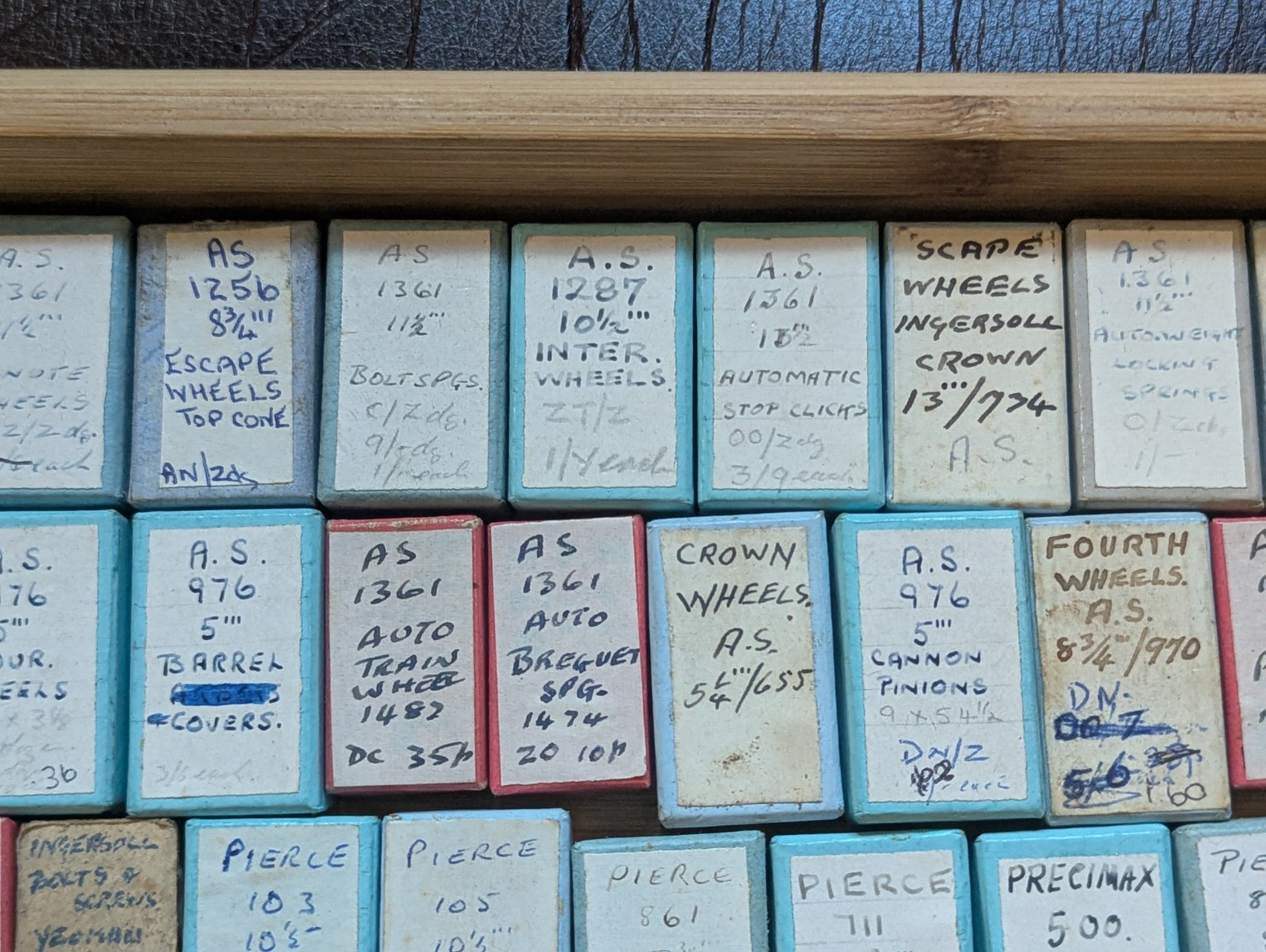 Watch Parts, New Old Stock in Boxes, Various Makes / Cals, AS, Pierce etc #R607