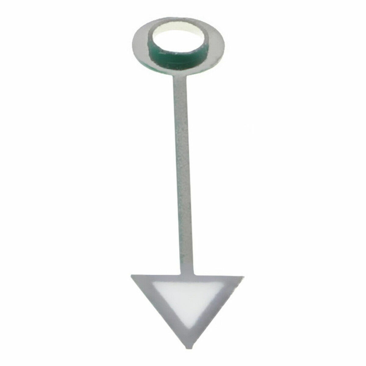 GREEN GMT WATCH HAND FOR ROLEX 2836-2 2846 2892-2 2893-2 2892.A2 180 HOLE SILVER