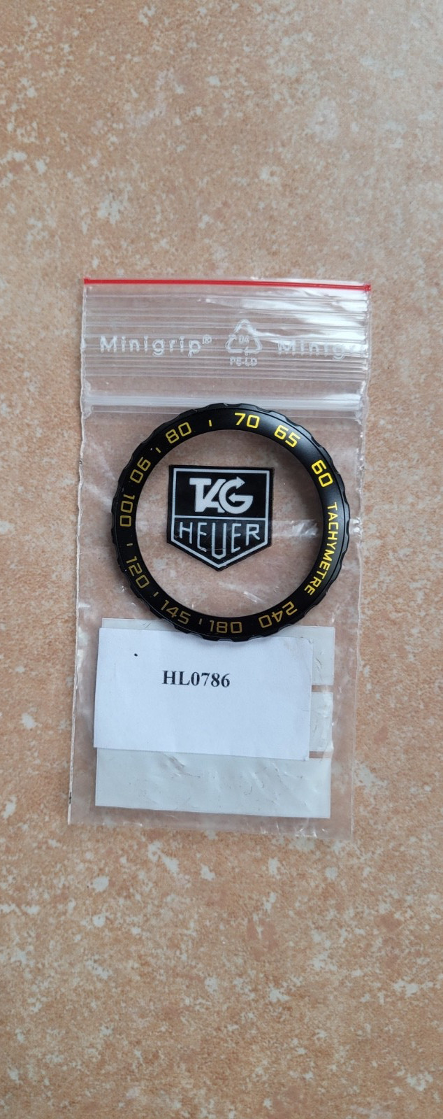 Tag Heuer CAU111E HL0786 Mens Formula 1 Series Watch Bezel Black Titanium Yellow