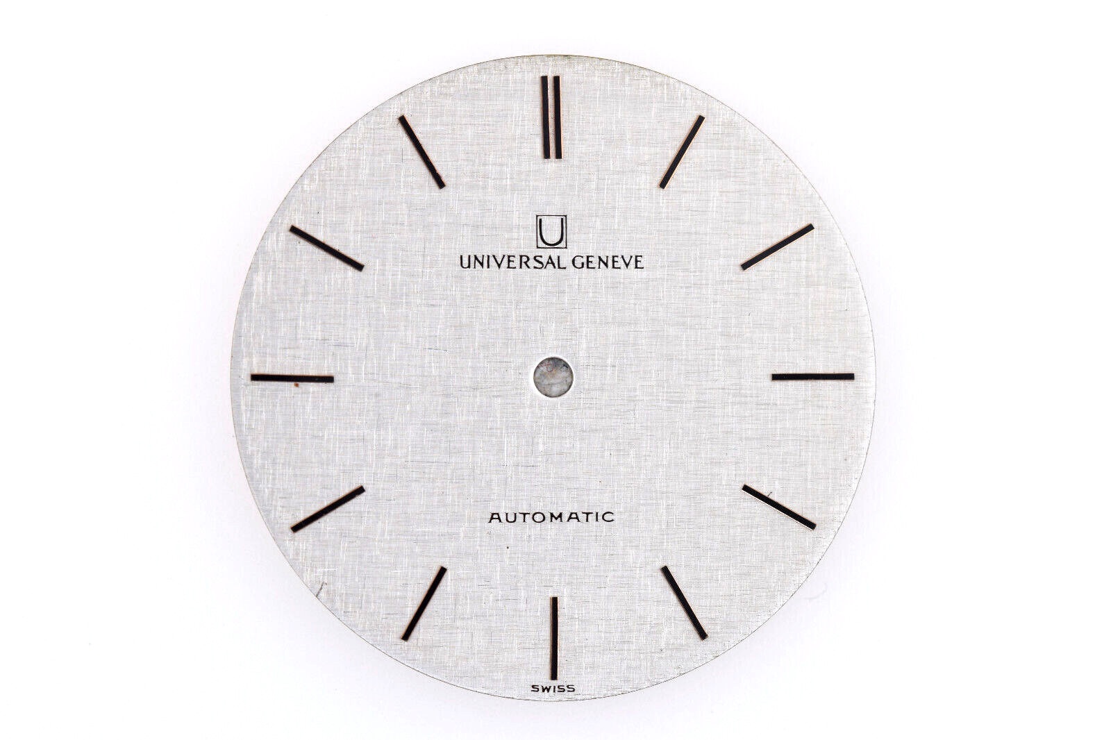 UNIVERSAL GENEVE Automatic Vintage NOS Watch Dial Fabric Design 28.8mm (ZB1048)