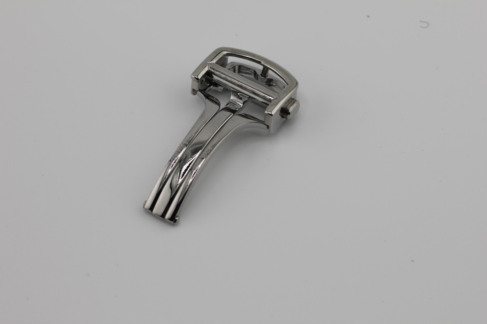 Cartier Santos 16mm Stainless Steel Deployment Buckle Folding Clasp Polished New