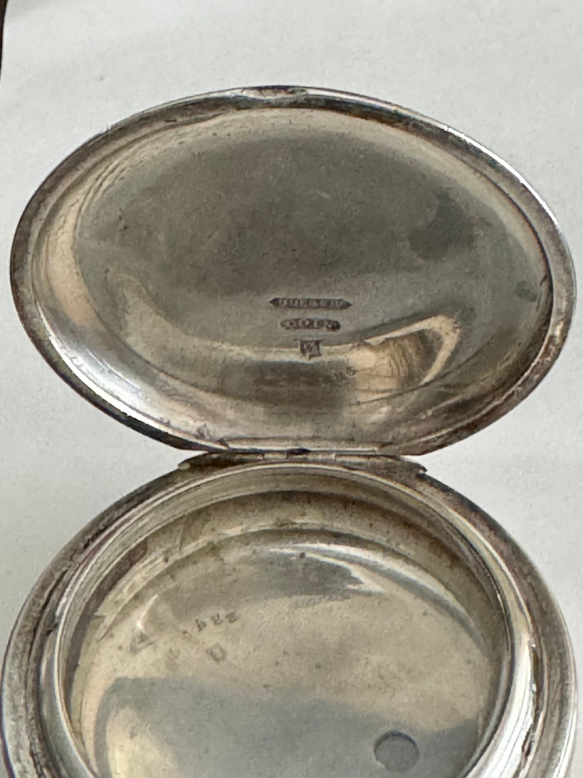 VINTAGE BIG 4OZ DUEBER COIN SILVER HUNTING POCKET WATCH CASE KEY WIND/ KEY SET