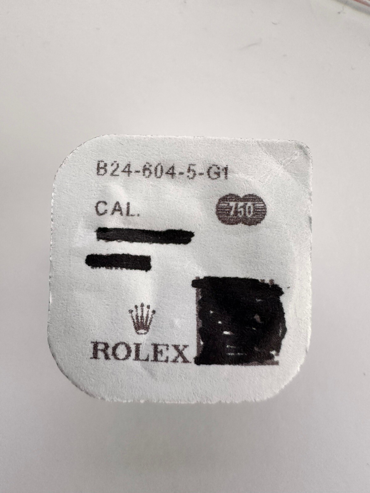 Genuine Rolex 24-604-5 Crown With Gasket 18PG 118205 118235 New/factory Sealed