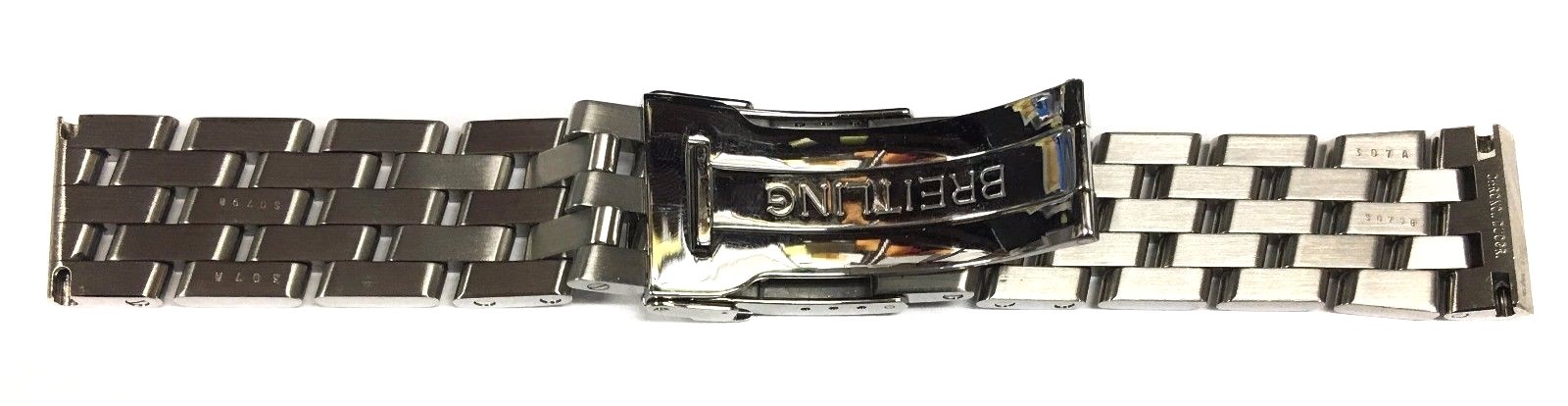 Authentic Breitling Pilot Steel 20MM Bracelet w/ Folding Clasp 307A ***OPEN BOX