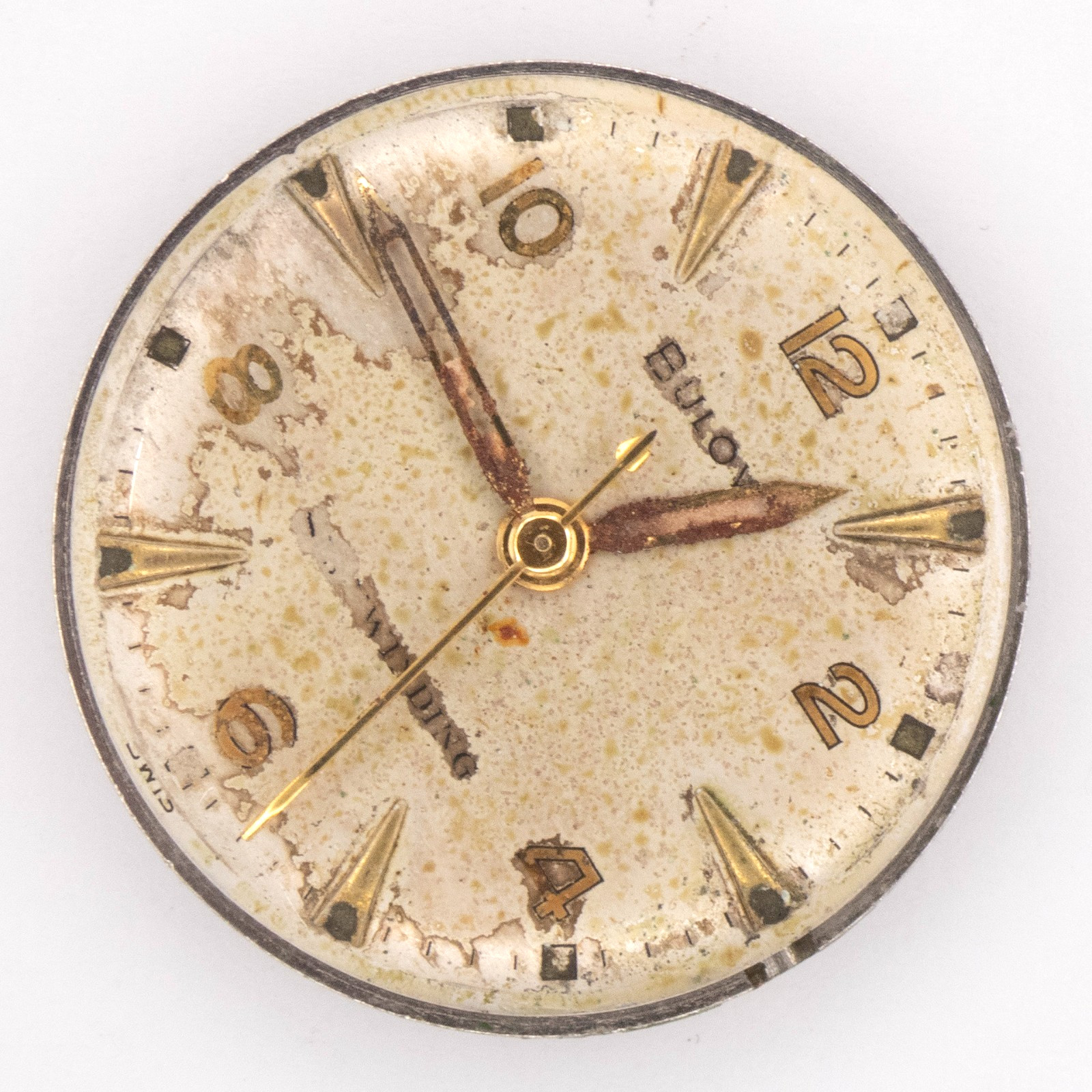 Vintage Bulova Caliber 10CMC 17-Jewel Automatic Wristwatch Movement