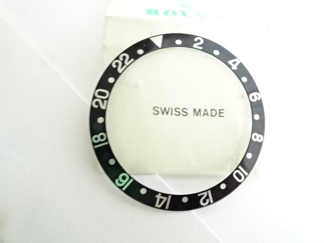 Genuine ROLEX GMT Master BLACK Inlay Bezel 16710 16700 16760 Insert new Conditio