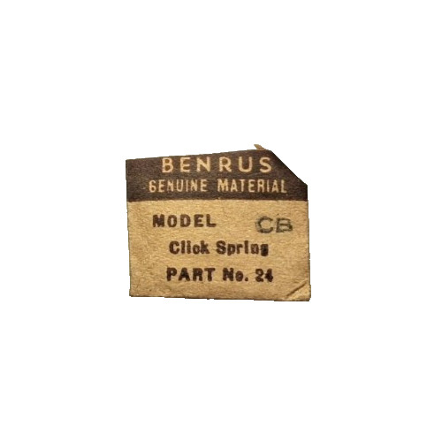 Benrus CB W Click Spring watch part #430/143 (2-PACK) FITS ETA 1040 1201 1213