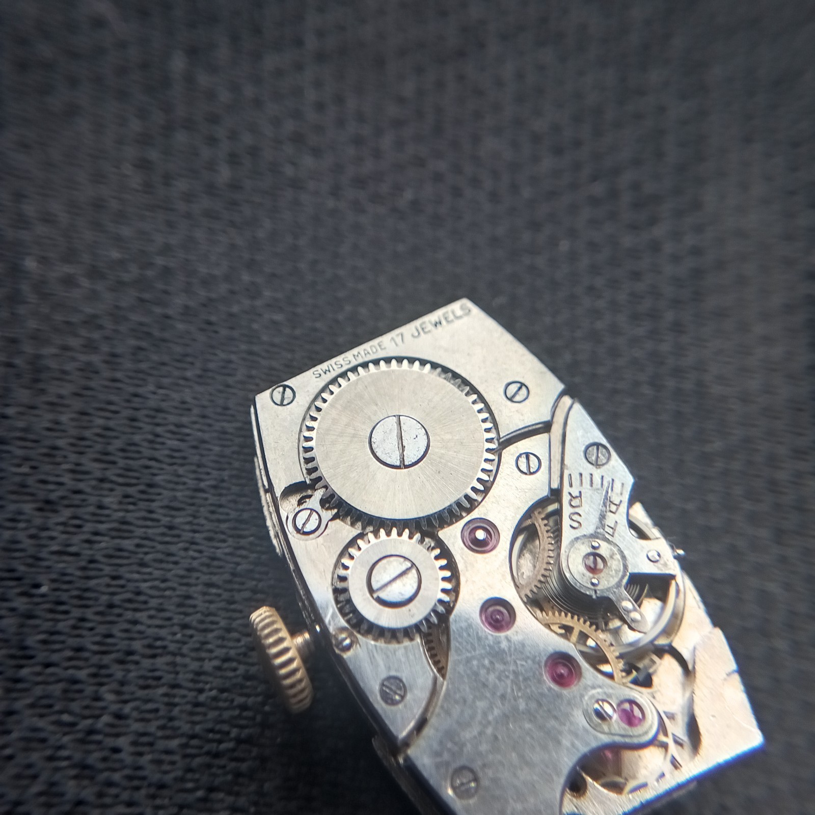 Vintage ETA 735 Watch Movement Complete Working