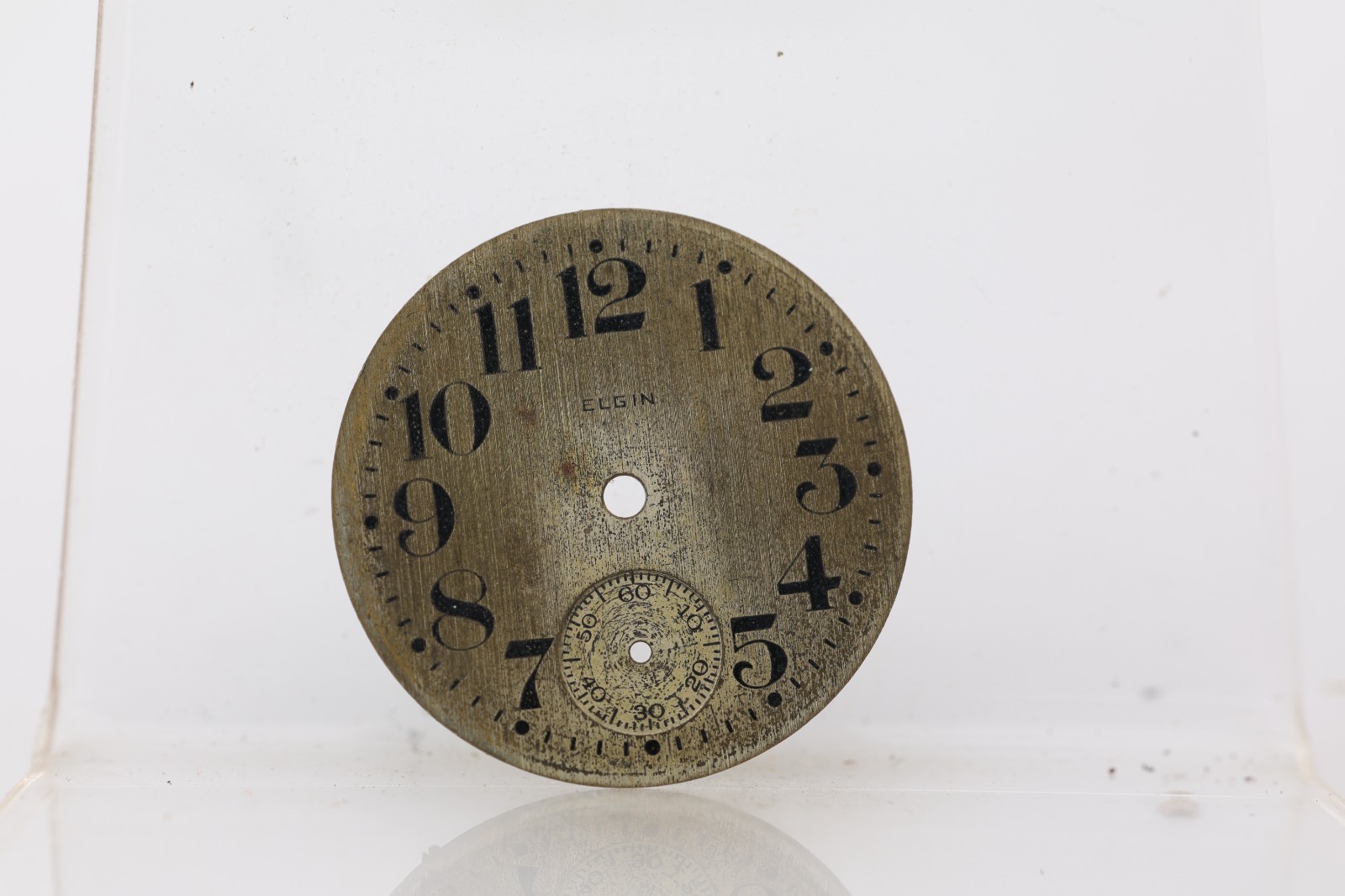 ELGIN TRENCH METAL WRIST WATCH DIAL 26.4mm (OD)