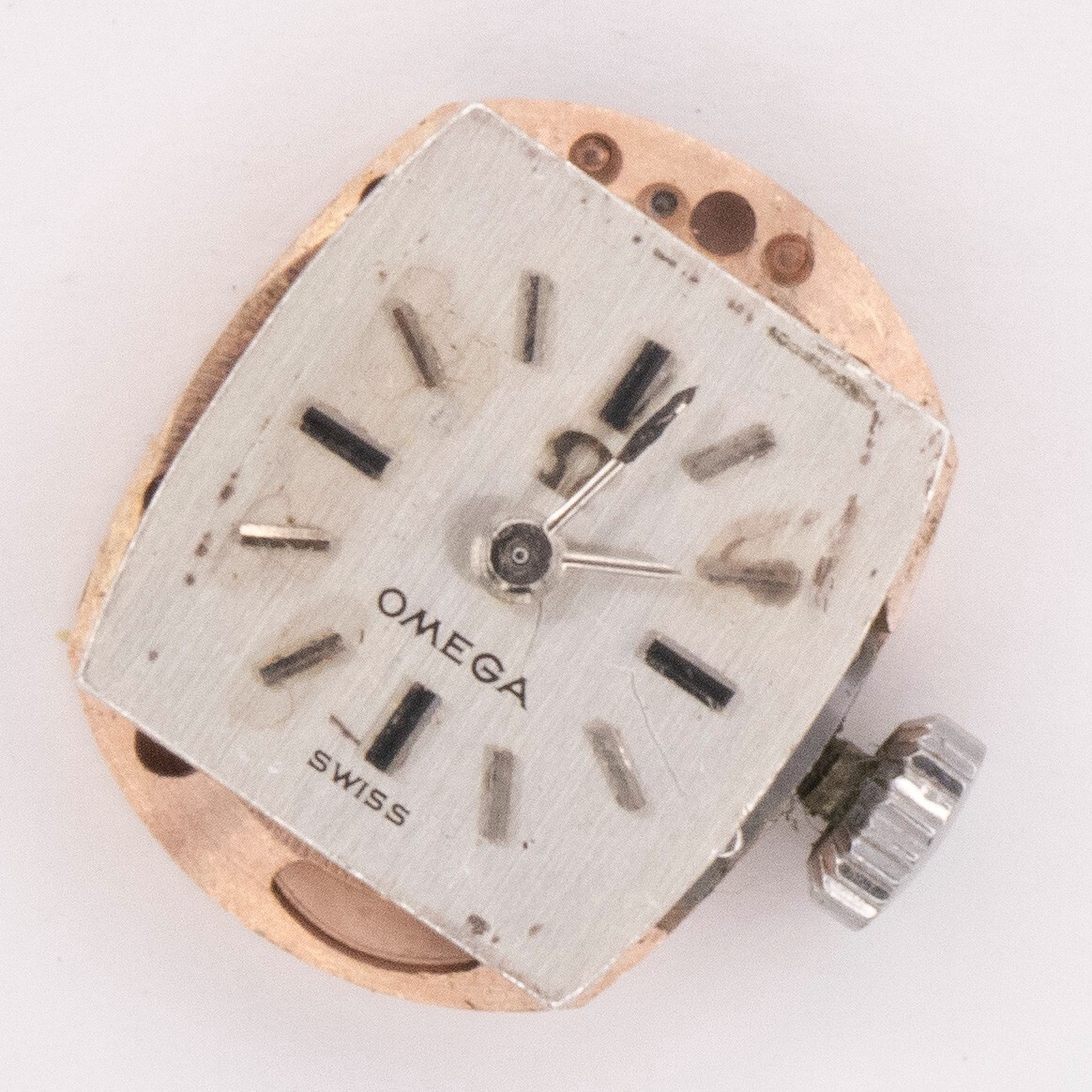 Vintage Omega Caliber 483 17-Jewel 2-Adjustment Wristwatch Movement, Runs