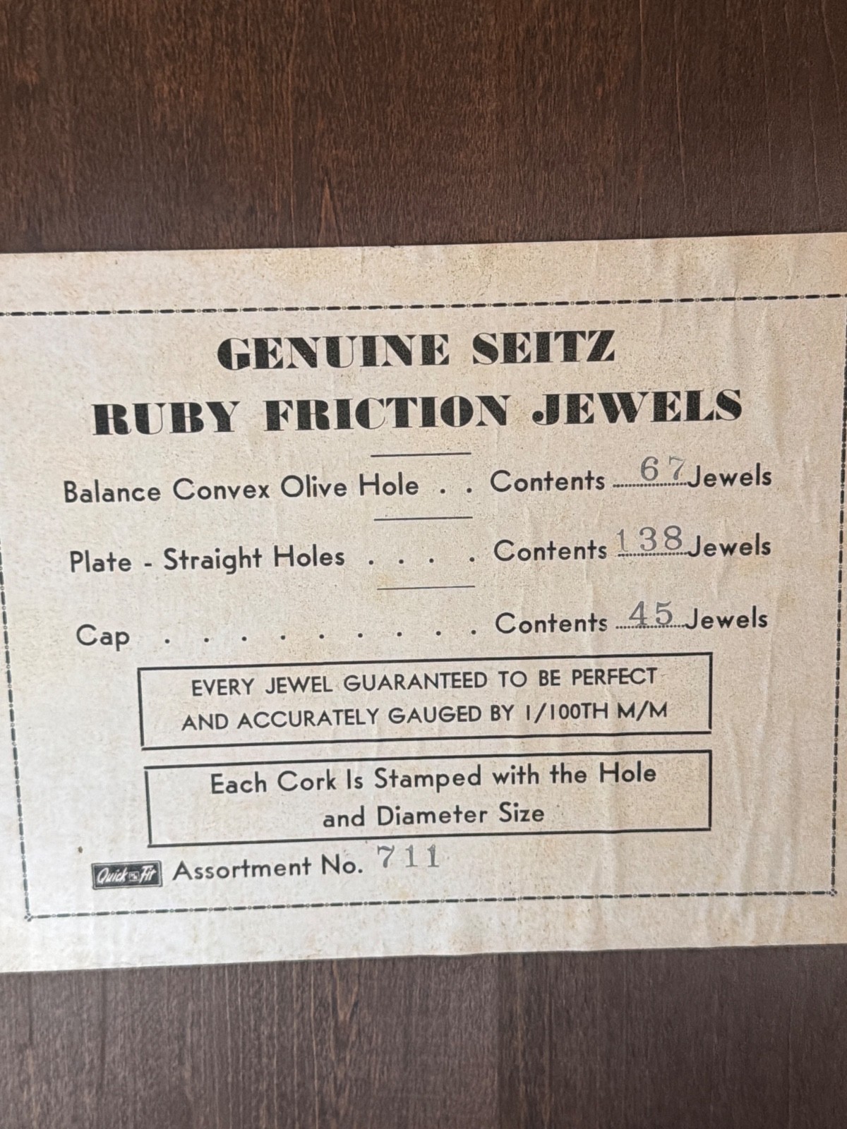 SEITZ – Balance Convex Olive Hole Jewels – 1 Jewel Per Order