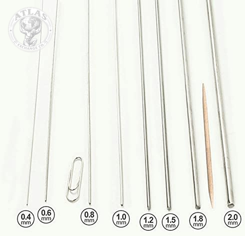 1PCS 10M Stainless Steel Spring Wire Rope – 0.3-3MM Hard Wire (0.4MM)