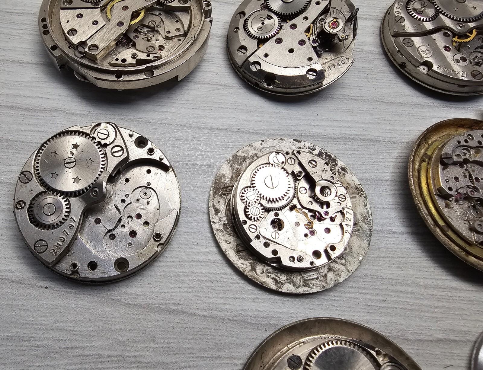 Watch Movement Poljot Raketa Zim Zarya Pobeda Soviet Mechanical Mechanism parts