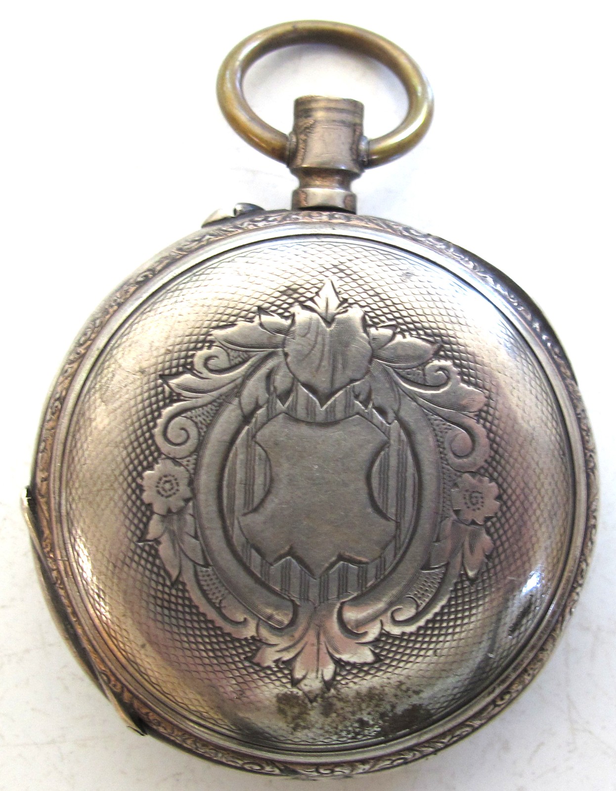 DEMI-HUNTER PocketWatch CASE – Roman Numerals – Fine 800 Silver