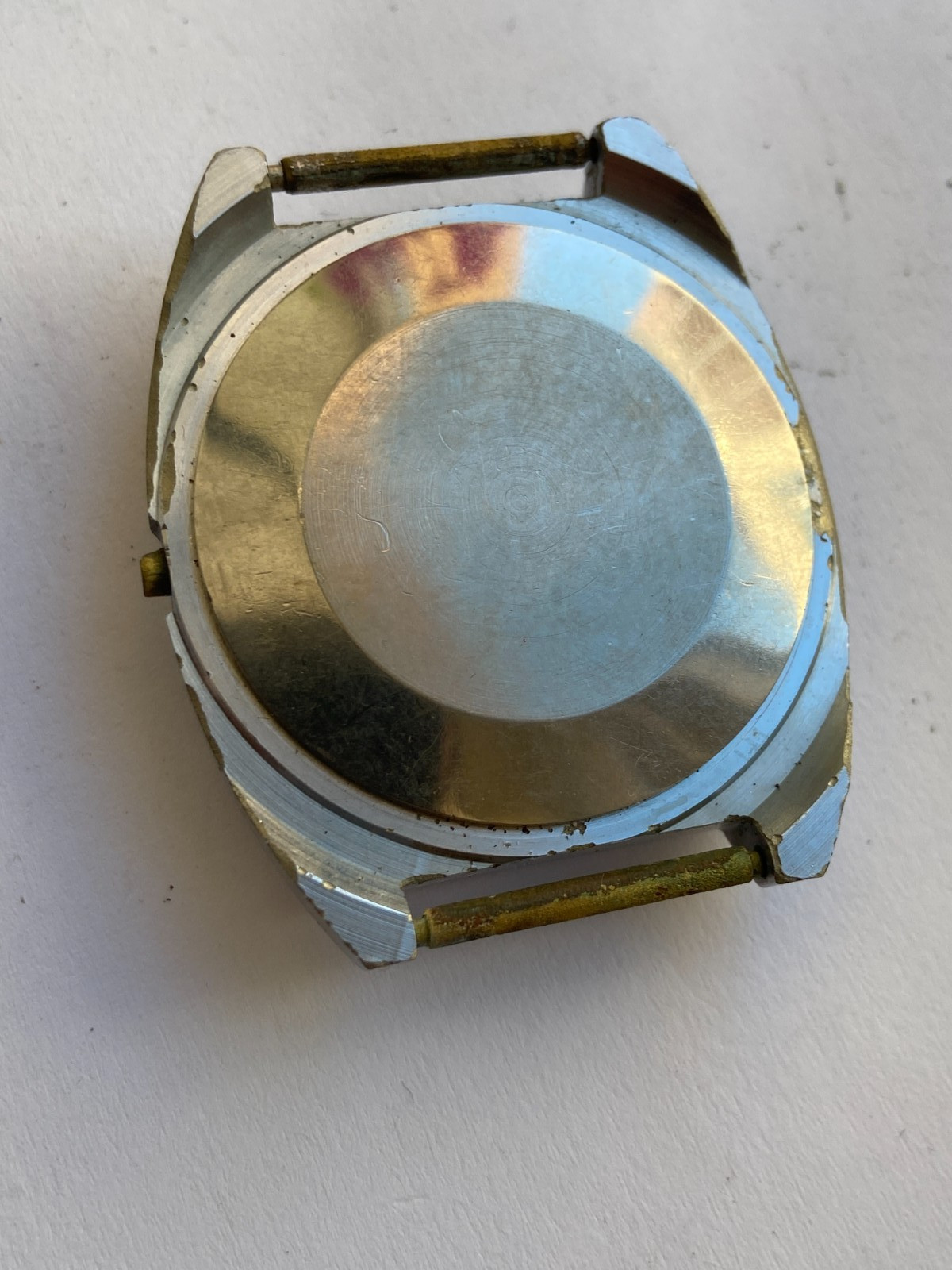 VINTAGE MEN WRIST WATCH PARTS NOT WORKING RAKETA TV CAL 2609 HA USSR