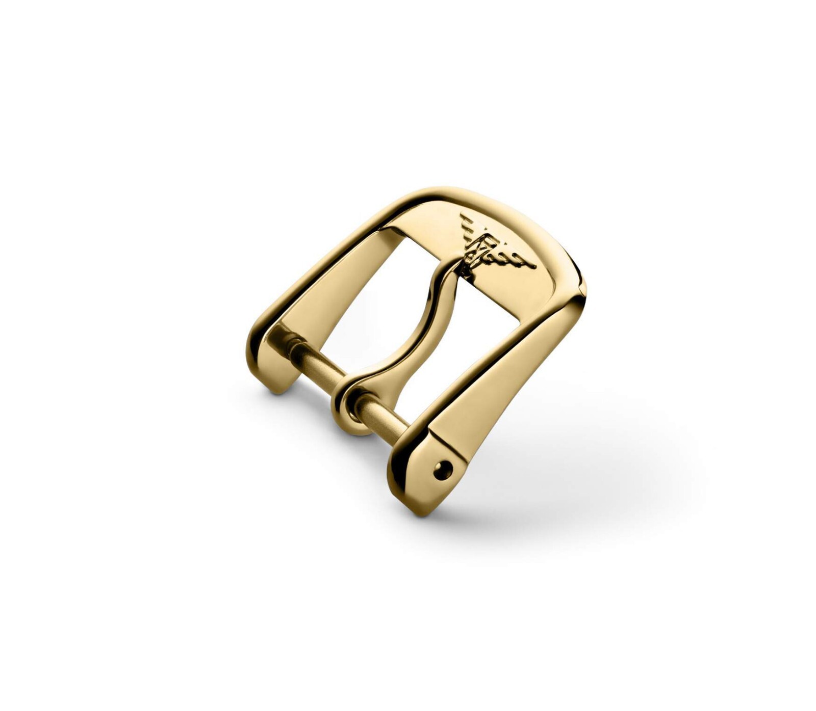 NEW 16mm LONGINES YELLOW LAMINATED BUCKLE – POLISHED FINISH