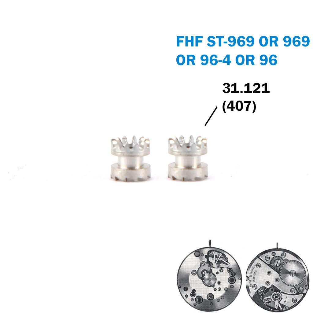 Sliding pinion-Swiss Made-Part No:407-For FHF ST96/969/96-4/96 – (2PCS).