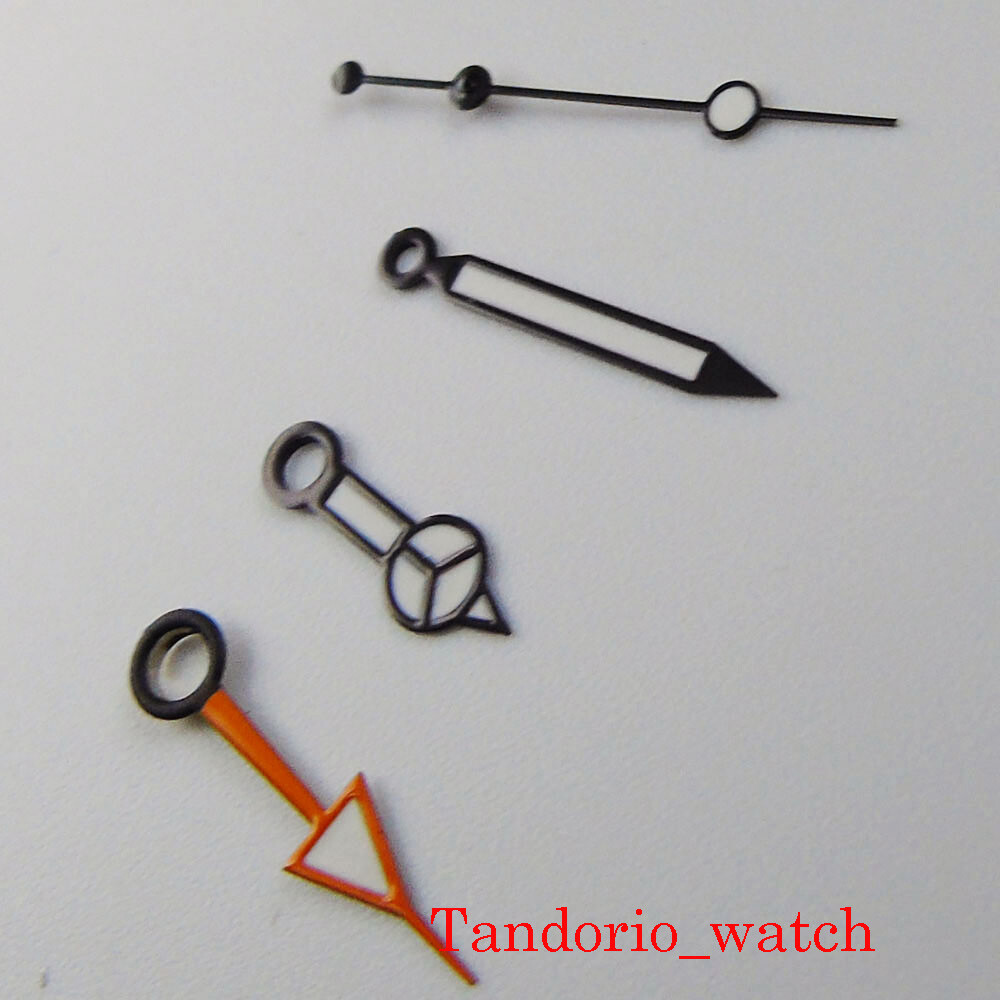 LUME Black Edge White Watch Hand Fit Miyota8215 DG 2813 3804 GMT NH34 Movement
