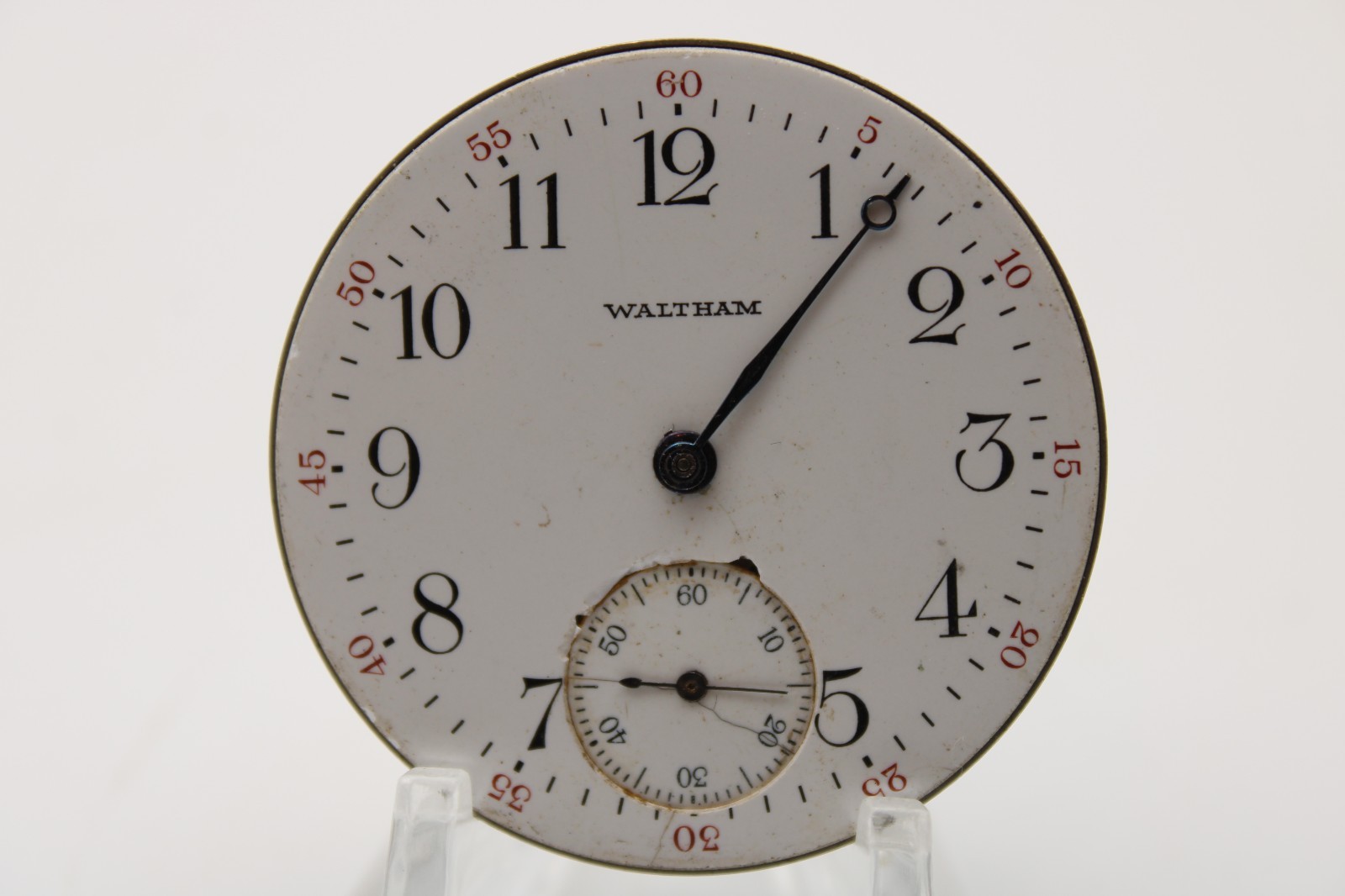 1913 WALTHAM POCKET WATCH MOVEMENT 18947530 GRADE: 610 16s 7j (KF2)