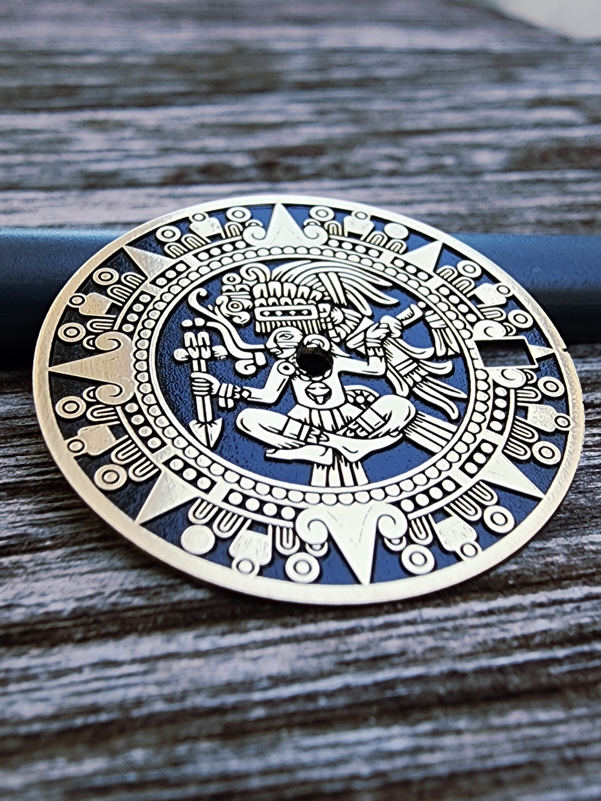 Custom-Made Laser Engraved Watch Dial | Maya Calendar – Order any designsize