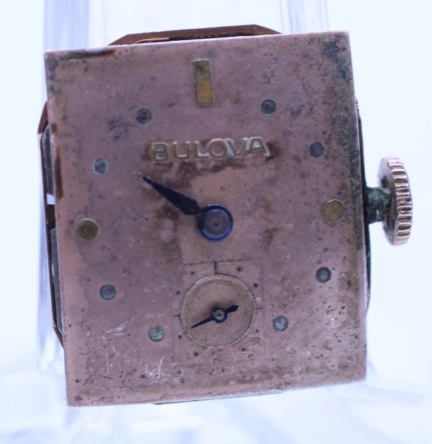 BULOVA CAL. 8AH, 17j WRIST WATCH MOVEMENT FOR REPAIR (M7)