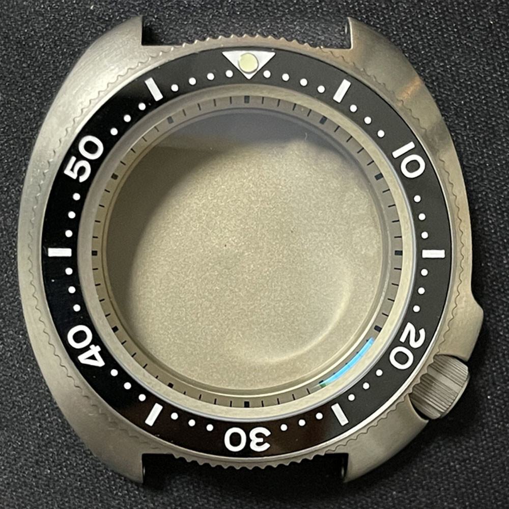 20ATM Titanium Watch Case Fit NH35 NH36 Diver Watch Sapphire Crystal AR Coating