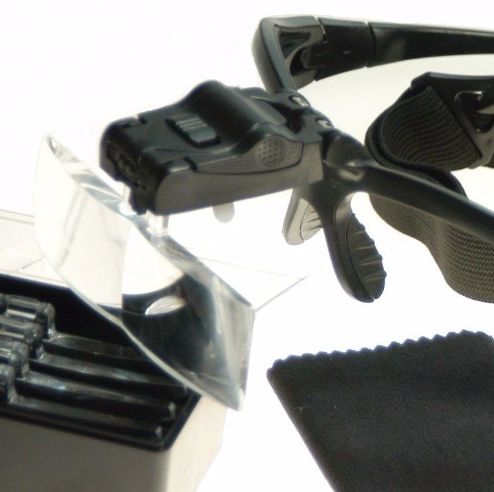 LED WATCHMAKER JEWELER MAGNIFIER GLASSES – by Optilux