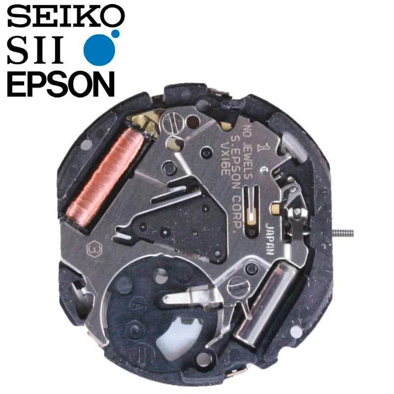 Original Hattori/Seiko/Epson VX16 VX16E, Japan Quartz Movement (Date @3/6/12)