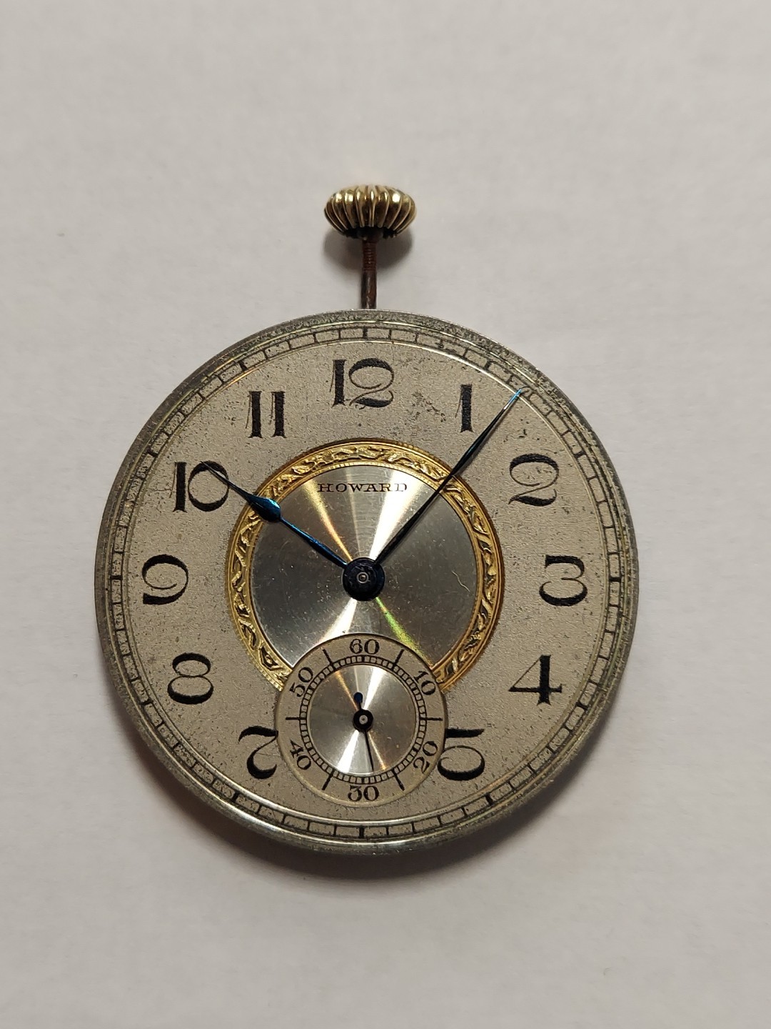Howard Pocket Watch Movement Usa Manual Mens