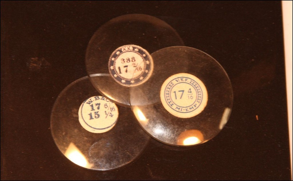17 Ligne NOS Glass Pocket Watch Crystals Open Face 0-15 new old stock