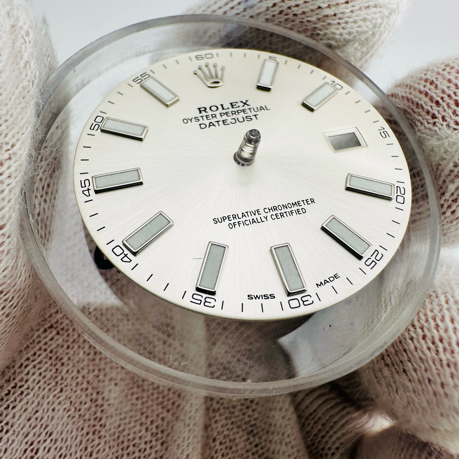 EXCELLENT Rolex Silver Index Dial 40mm Datejust2 116300 116334