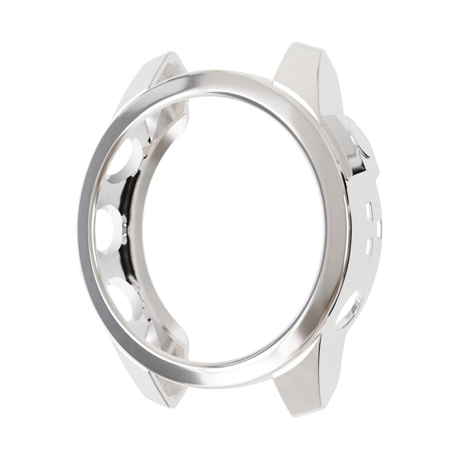 For Garmin Fenix 7 Sapphire Watch Frame TPU Silicone Protector Bumper Case Cover
