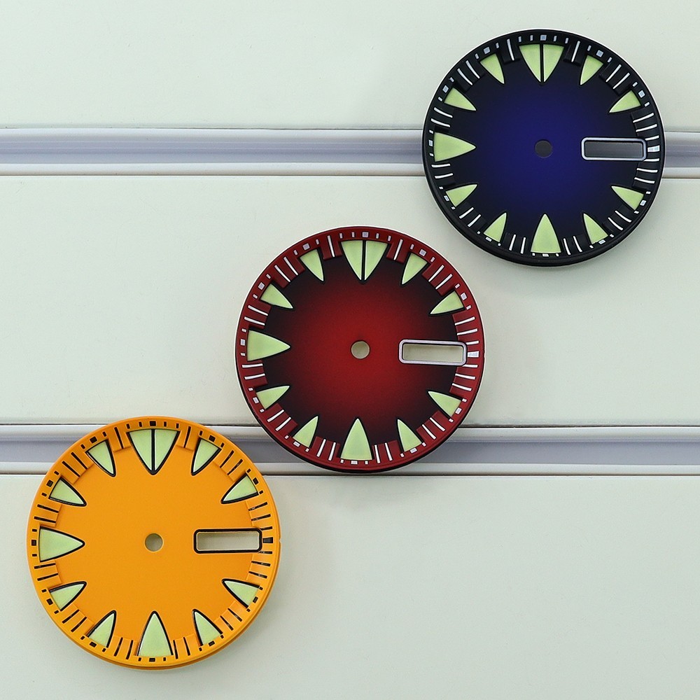 28.5mm Fashion Dial Metal Luminous For Watch Case Seiko NH34 NH36 NH38 Movement