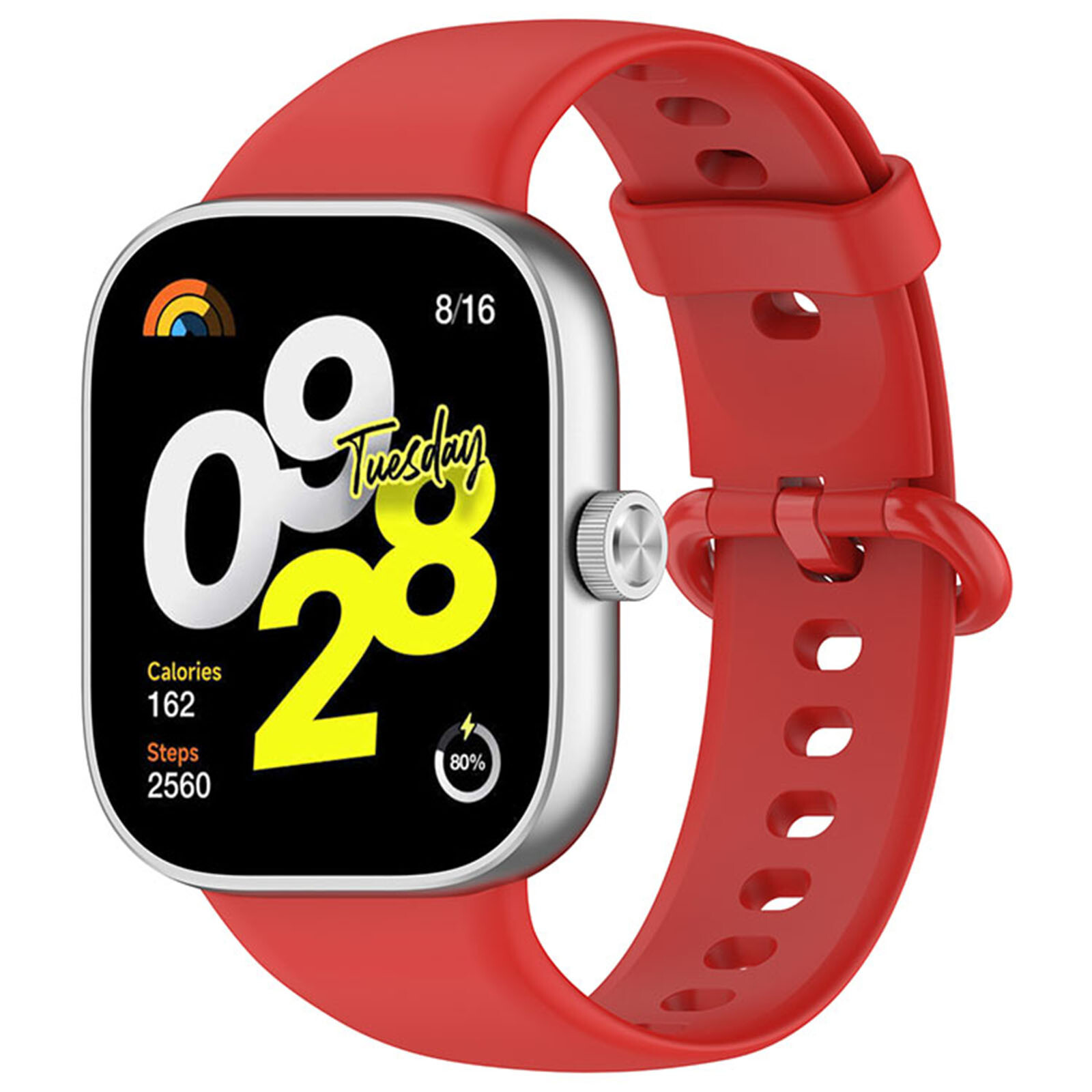 Silicone Head Grain Watch Strap Part for Redmi Watch4
